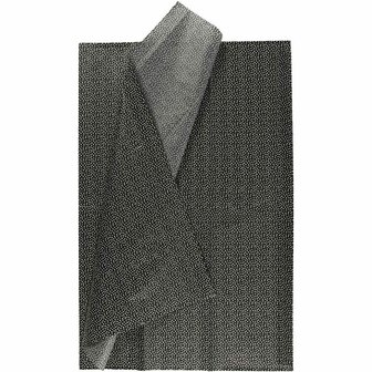 Tissuepapier Zwart - Zijdepapier - Crepepapier - Vloeipapier - Inpakken - Decoreren - Knutselen - 50x70 cm - 14 gram - 6 vellen