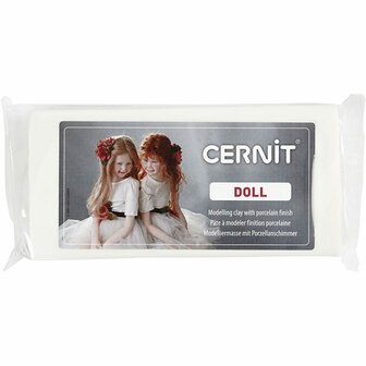 Cernit Boetseerklei - Modellering Klei - Kneedbare Klei - Ovenhardende Klei - Zelfhardende Klei - Porseleinlook - Luchtdrogende Klei - Witte Klei - White (010) - 500 Gram