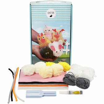 DIY Garen Kit - Dieren, 1 set