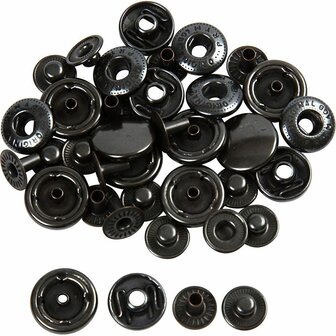 Drukknopen - Metalen Drukknopen - DIY Knutselen - Herbruikbare Sluiting - Handige Set - 10 Stuks