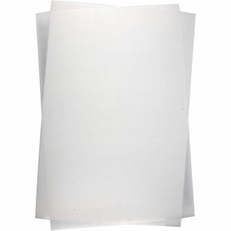 Krimpfolie - Mat Wit - DIY Decoreren &amp; Figuren Maken - Bakbare Krimpplastic Vellen - 20x30cm - 10 Vellen Per Verpakking - Ideaal Voor Sleutelhangers &amp; Sieraden
