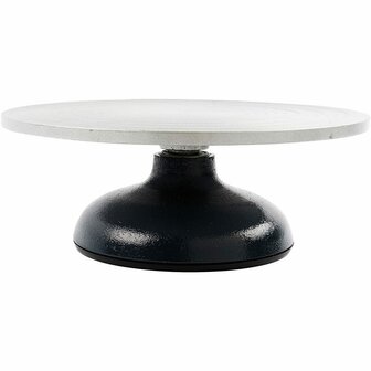 Boetseer draaitafel - Draaitafel boetseren - Pottenbakkers draaitafel - Stalen draaitafel - IJzeren draaitafel basis - Kunst draaitafel - Anti-slip draaitafel - Modelleren draaitafel - Dia: 30 cm