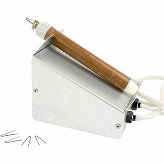 Pyrografie / Houtbranden Set GS 1A, Dikte 1,1 mm &ndash; Inclusief 5 Dikke Pennen en Standaard CEE7 Stekker