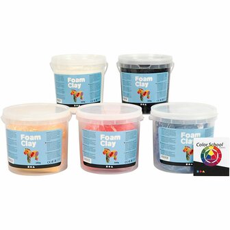 Foam Clay&reg;, primair kleuren, 5x560 gr/ 1 doos