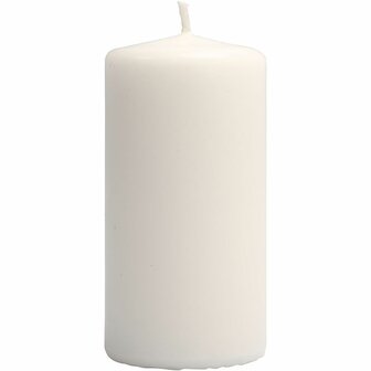Kaarsen Zwart - Geraffineerde Paraffine Kaarsen - Zwarte Kaarsen Voor Feestelijke Decoraties - Sfeervolle Zwarte Kaarsen - 50 mm Diameter - 6 Stuks