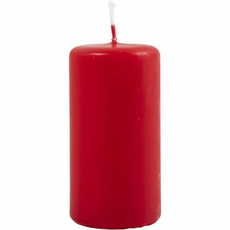 Kaarsen Wit - Geraffineerde Paraffine Kaarsen - Witte Kaarsen Voor DIY Decoratie - Lange Brandduur Kaarsen Set - 50 mm Diameter - 6 Stuks
