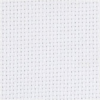 Aida Borduurstof &ndash; 150 cm Breed &ndash; Witte Borduurstof Voor Kruissteken En Punchen &ndash; 3 Meter