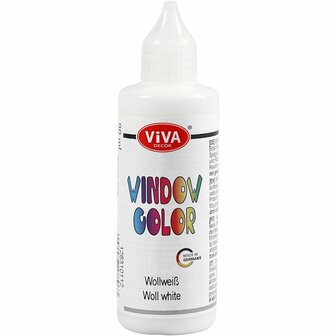 Glasverf - Verf Ramen, Glas, Spiegels - Wit - Viva Decor Window Color - 90ml