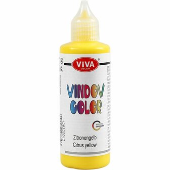 Glasverf - Verf Ramen, Glas, Spiegels - Geel - Viva Decor Window Color - 90ml