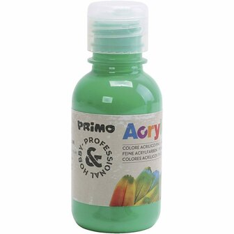 Acrylverf - Groen Verf - Luxe Acrylverf Groen - Acrylaatverf - Acrylic paint - Groene Hobbyverf - Knutselen en Verven - Sneldrogende Verf - 125ml