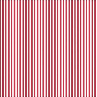 Inpakpapier - Cadeaupapier - Luxe Geschenkpapier Rood &amp; Wit - Strepenpatroon - Stevig 80g Papier - 50cm Breed - 5 Meter Rol - Ideaal Voor Feestelijke Verpakkingen &amp; DIY Cadeaus