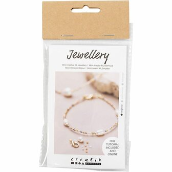 Mini Hobbyset Sieraden, Armband en ketting met sluiting, 1 doos