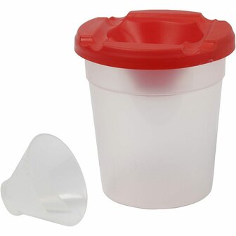 Niet-knoeien pot, H: 8,5 cm, d 8 cm, 250 ml, 1 stuk