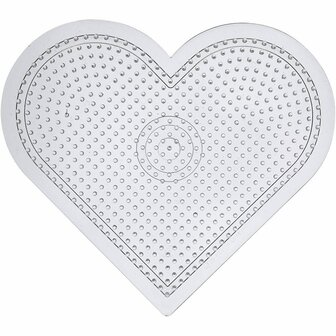 Onderplaat - Transparante DIY Hobbyplaat - Creatieve Decoratieplaat Voor Knutselprojecten - Geschikt Voor Strijkkralen &amp; Hobbytechnieken - Hoogwaardig Transparant Materiaal - 1 Stuk