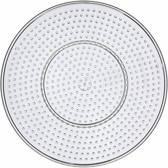 Onderplaat - Ronde Transparante Basisplaat - DIY Strijkkralen Ondergrond Voor Creatieve Knutselprojecten - Geschikt Voor Hobby &amp; Handwerken - Diameter 15 cm - Set van 10 stuks