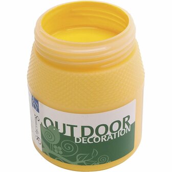 Outdoor Verf, geel, 250 ml/ 1 fles