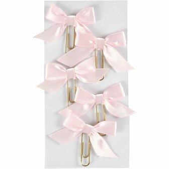 Paperclips - Lichtrood - Papierklemmen - Briefklemmen - Groot Formaat - Metalen Clips - 40x70mm - 5 Stuks