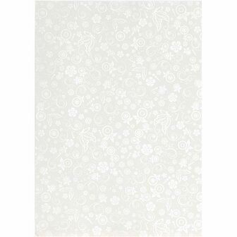 Papier - Off-White - A4 - 21x29,7cm - 80 gram - Happy Moments - 20 vellen