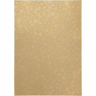 Papier - Goud - A4 - 21x29,7cm - 80 gram - Happy Moments - 20 vellen