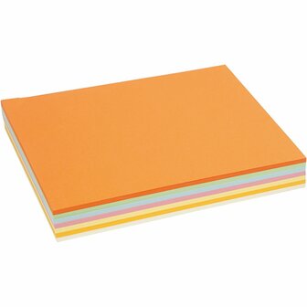 Pastel karton - Pastelkleuren - A4 - 21x29,7cm - 160 gram - 210 Diverse Vellen