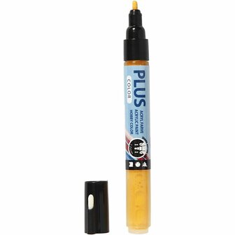 Plus Color Marker, yellow sun, 5,5 ml, L: 14,5 cm, lijndikte 1-2 mm, 1 stuk