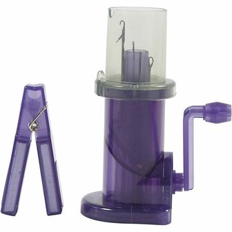 Punnikmolen - Punniken Voor Beginners - DIY Punnikgereedschap - Brei Machine Mini - Hobby Punniken - Handwerk Accessoires - Automatische Punnikmolen - H 13,5 cm - B 5,5 cm - 1 Stuk
