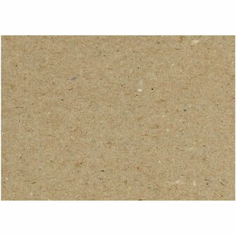 Kraft Karton - Bruin Kraft Tekenpapier En Knutselkarton - Bruin Gerecycled Hobbypapier - Hobbykarton Kraft - A5 - 225 grams - Karton Kaarten Maken Knutselen En Tekenen - 125 vellen