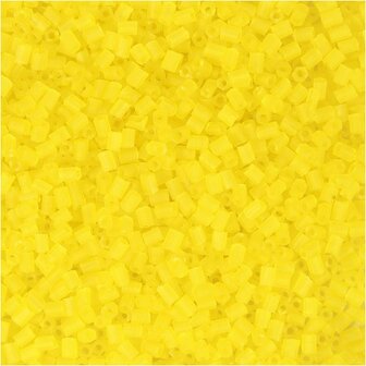 Rocailles 2-cut, transparant geel, d 1,7 mm, afm 15/0 , gatgrootte 0,5 mm, 25 gr/ 1 doos