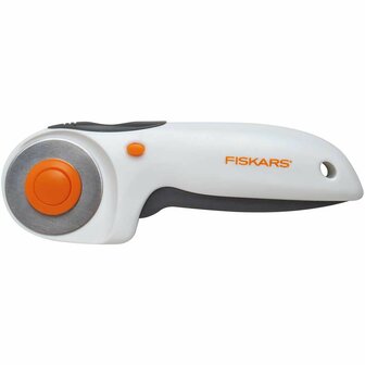 Fiskars Rolmes - Rechts- &amp; Linkshandig - Precisie Snijmes Voor Papier &amp; Textiel - Trekkercontrole Voor Veilig Snijden - 45 mm Mes - 1 Stuk