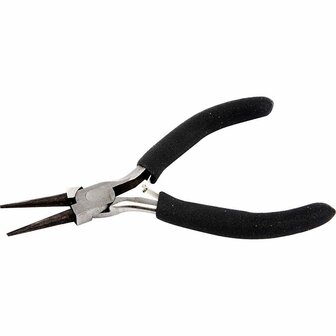 Rondbektang - Sieraden Tangen - DIY Sieraden Maken - Handwerkgereedschap - Hobby Tang - Tang Voor Fijne Werken - Handige Rondbektang - L 11 cm - 1 Stuk