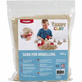 Sandy Clay&reg; , naturel, 1 kg/ 1 doos