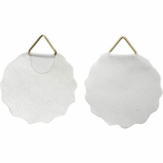 Schilderijhanger - Ophanghaak - Bevestiging voor Schilderijen - D 40mm - Metalen Hanger - 100 Stuks