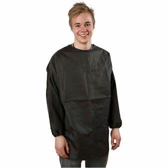 Schildersjas 13-99 Jaar - DIY Schilder Bescherming - Volwassenen Zwarte Schildersjas - L 83cm - 1 Stuk
