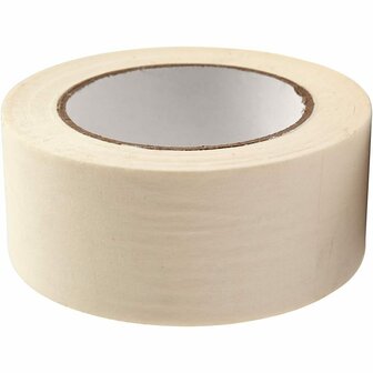 Schilderstape - Professionele Afplaktape Voor Strakke Verfranden - Tape Voor Precisie Schilderwerk &amp; DIY Klussen - Zelfklevend &amp; Makkelijk Te Verwijderen - 50 mm Breed - 50m Rol