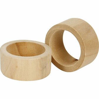 Servetringen - DIY Tafeldecoratie - Ringen Voor Servetten - B 20mm - Diameter 35mm - Set Van 6 Stuks