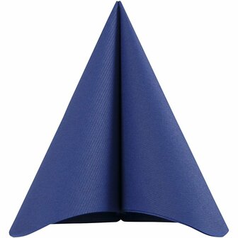Servetten - Donkerblauw - Luxe Tafelservetten - Decoratieve Vierkante Servetten - Perfect Voor Tafeldecoratie - Hoogwaardige Kwaliteit - Afmetingen 40x40 cm - Set van 20 Stuks