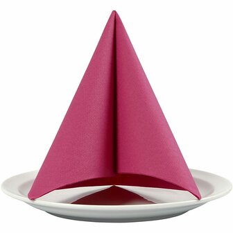 Roze Servetten - Luxe Servetten - Feestservetten - Textielachtige Servetten - Tafelservetten - Tafeldecoratie - Restaurant Servetten - 40x40 cm - 60 gr - 20 Stuks