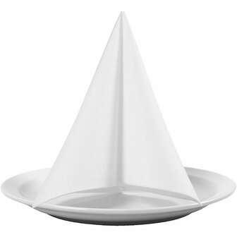 Servetten - Luxe Witte Tafelservetten - Grote Decoratieve Servetten Voor Feesttafels - Papieren Tafeldecoratie - Formaat 40x40 cm - 60 Gram - Set van 20 Stuks