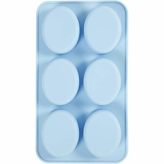 Siliconen Gietvorm - Ideaal Voor Zeep, Gips, Beton &amp; Chocolade - Hittebestendig &amp; Flexibel - 7,8x6,1 cm - 100 ml - 1 Stuk