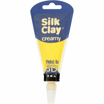 Silk Clay&reg; Creamy , geel, 35 ml/ 1 stuk