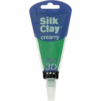 Silk Clay Creamy - Zelfhardende Klei - Geel - Spelen, Kleien - 35ml - Silk Clay - 1 stuk