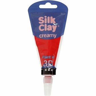 Silk Clay&reg; Creamy , rood, 35 ml/ 1 stuk