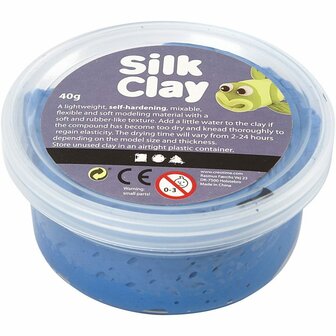 Silk Clay&reg;, blauw, 40 gr/ 1 Doosje