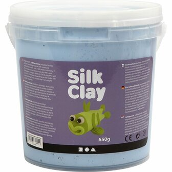 Silk Clay&reg;, neon blauw, 650 gr/ 1 emmer