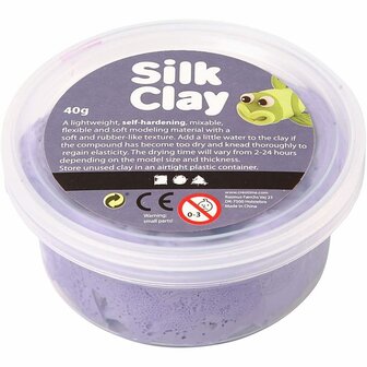 Silk Clay&reg;, paars, 40 gr/ 1 Doosje
