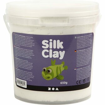 Silk Clay&reg;, wit, 650 gr/ 1 emmer