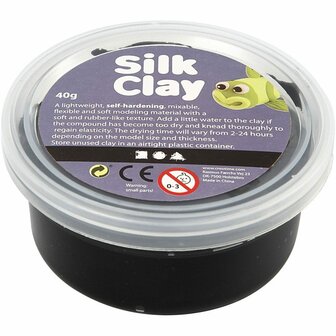 Silk Clay&reg;, zwart, 40 gr/ 1 Doosje