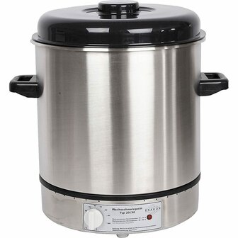 RVS Smeltketel - Smeltketel Kaarsen - Kaarsen Maken - Smeltketel 30-100&deg;C - Smeltketel Met Thermometer - Smeltketel 230V - 1800W Smeltketel - RVS Smeltketel 50cm - H: 50 cm, Dia: 29 cm