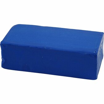 Soft Clay - Niet Drogend - Blauw - DIY, Kleien - 13x6x4cm - 500gr - Soft Clay - 1 stuk