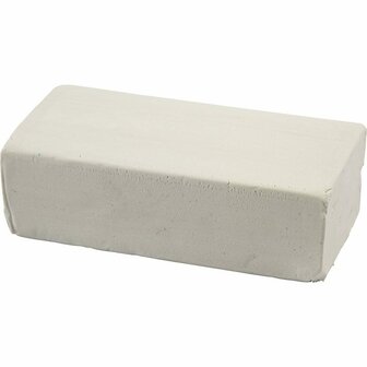 Soft Clay, wit, afm 13x6x4 cm, 500 gr/ 1 doos